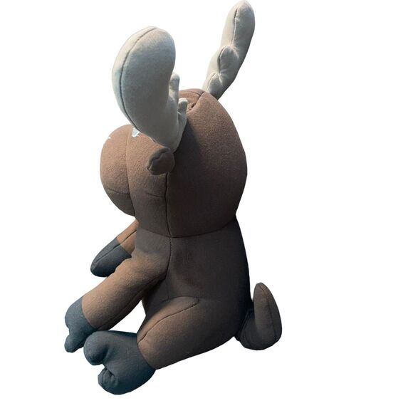 Yogibo Plush Moose Marvin Stuffed Animal Mate Sensory Shower Nursery 15” - Picture 6 of 10